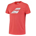 koszulka tenisowa męska BABOLAT EXERCISE BIG FLAG / czerwona