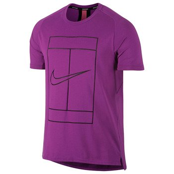 koszulka tenisowa męska NIKE DRY TOP BASELINE / 830925-584