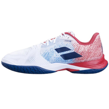 buty tenisowe męskie BABOLAT JET MACH 3  ALL COURT WHITE/E. BLUE