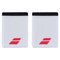 frotki tenisowe na nadgarstek Babolat LOGO JUMBO WRISTBAND White/Strike Red