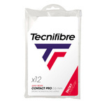 Owijki tenisowe TECNIFIBRE PRO CONTACT ATP OVERGRIPS x12 WHITE (12sztuk)