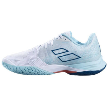 Buty tenisowe damskie BABOLAT Jet Mach 3 AC  White/Angel Blue