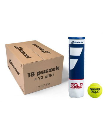 Piłki tenisowe BABOLAT GOLD CHAMPIONSHIP (4szt.) x 18 puszek / KARTON
