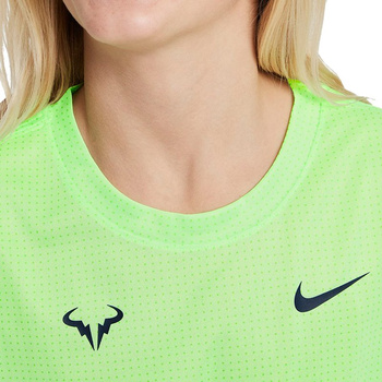 koszulka tenisowa chłopięca NIKE COURT  RAFA TEE JUNIOR zielona 