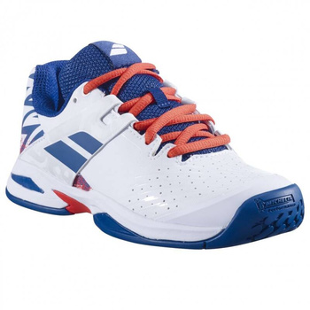 buty tenisowe dziecięce BABOLAT PROPULSE AC JUNIOR biało/niebieskie