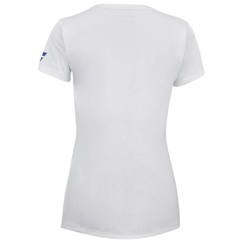 Koszulka tenisowa dziewczęca BABOLAT EXERCISE TEE GIRL White 