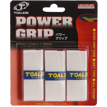 Owijki tenisowe TOALSON POWER GRIP x 3 white