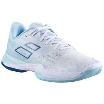 Buty tenisowe damskie BABOLAT Jet Mach 3 AC  White/Angel Blue