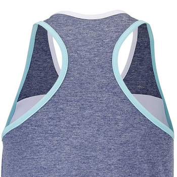 koszulka tenisowa damska Babolat PLAY TANK TOP WOMEN, White/Blue Hthr