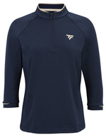 bluza tenisowa damskia 3/4Tecnifibre Thermo Zipper / marine