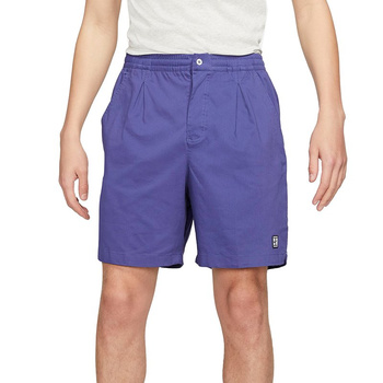 spodenki tenisowe męskie NIKE COURT HERITAGE SHORT / fioletowe