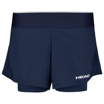 spodenki tenisowe damskie HEAD ROBIN SHORTS / granatowe