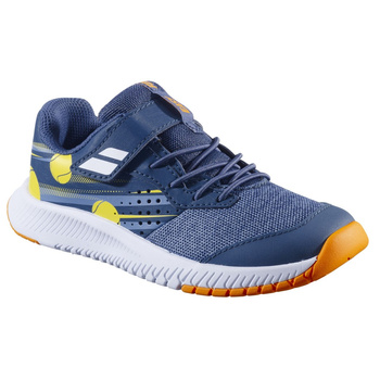 buty tenisowe dziecięce BABOLAT PULSION AC KID Blue/Yellow