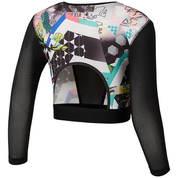 koszulka sportowa damska REEBOK COMPRESSION GRAPHIC CROP / CF3167