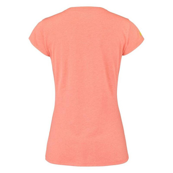 koszulka tenisowa damska BABOLAT EXERCISE MESSAGE TEE WOMEN  Fluo Strike