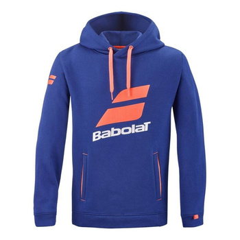 bluza tenisowa juniorska BABOLAT EXERCISE HOOD SWEAT JR Estate Blue