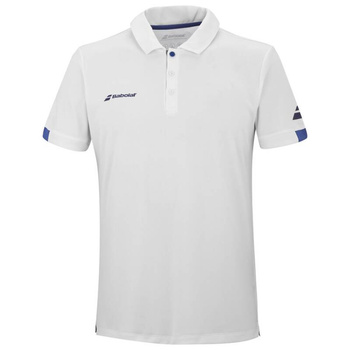 Koszulka tenisowa męska BABOLAT PLAY POLO / White/White
