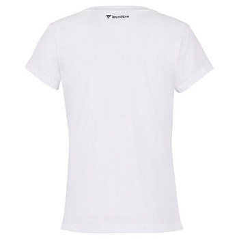 koszulka tenisowa damska Tecnifibre TRAINING TEE WHITE