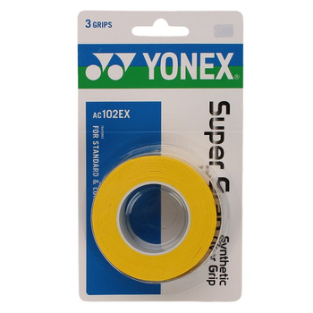 Owijka tenisowa YONEX X3 SUPER GRAP YELLOW / AC102EX