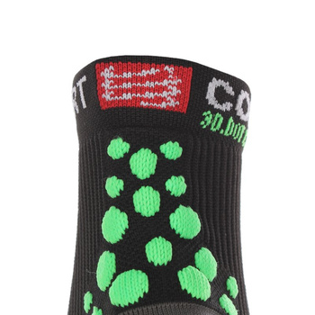 skarpety kompresyjne COMPRESSPORT RUN PRO RACING SOCKS 3D.DOT HIGH-CUT (1 para) /  RSH BLACK-GREEN 11319-204
