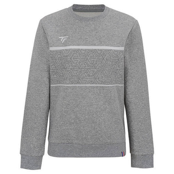 bluza tenisowa damskia Tecnifibre TEAM SWEATER SILVER