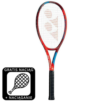 rakieta tenisowa YONEX VCORE 98 (305G) TANGO RED+ naciąg + naciąganie 