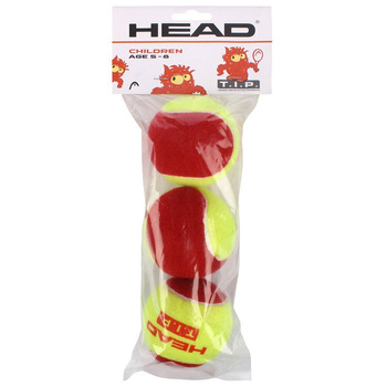 Piłki tenisowe HEAD 3B STAGE 3 - RED x3 