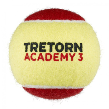 Piłki tenisowe TRETORN ACADEMY ITF STAGE 3 RED FELT  (3 SZT.)