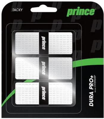 Owijka tenisowa PRINCE DURA PRO (3 sztuki) WHITE