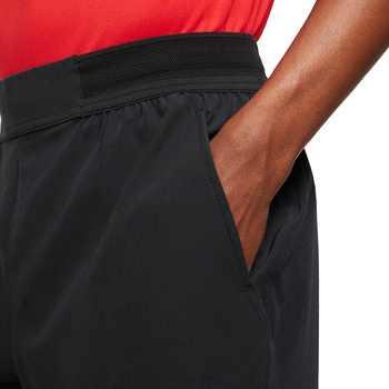 spodenki tenisowe męskie NIKE FLEX  ADVANTAGE SHORT 9IN / czarne
