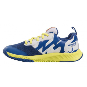 buty tenisowe juniorskie BABOLAT PULSION AC  Dark Blue/Sulphur Spring