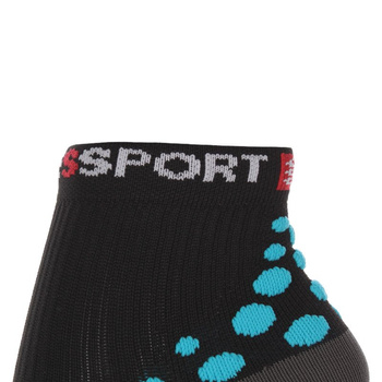 skarpety kompresyjne COMPRESSPORT RUN PRO RACING SOCKS 3D.DOT HIGH-CUT (1 para) /  RSH BLACK-BLUE 01319-204