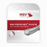Naciąg tenisowy MSV FOCUS HEX PLUS 38 12M White