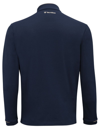 bluza tenisowa męska THERMO ZIPPER / MARINE ( 21THZIP255)