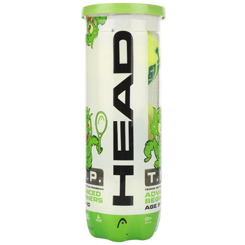 Piłki tenisowe HEAD 3B STAGE 1 - GREEN