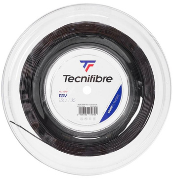 Naciąg tenisowy TECNIFIBRE TGV BLACK  / SZPULA 200M