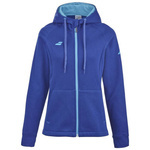 bluza tenisowa damska BABOLAT EXERCISE HOOD JACKET Sodalite Blue
