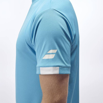 Koszulka tenisowa męska BABOLAT PLAY CREW NECK TEE/ Cyan Blue