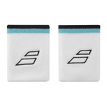 Babolat TERRY JUMBO WRISTBAND, White/Estate Blue