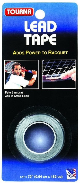 obciążniki do regulacji wagi rakiety-taśma ołowiana TOURNA LEAD TAPE 1/4X72