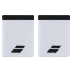 frotki tenisowe na nadgarstek Babolat LOGO JUMBO WRISTBAND White/Black