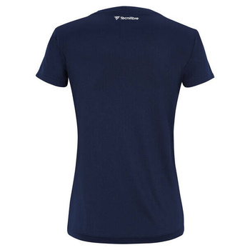 koszulka tenisowa damska Tecnifibre TEAM TECH TEE MARINE