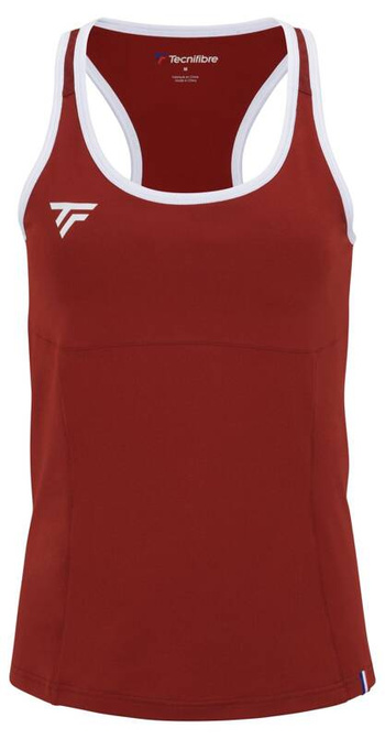 koszulka tenisowa damska Tecnifibre TEAM TANK-TOP CARDINAL