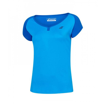 koszulka tenisowa dziewczęca BABOLAT Play / błękitno - niebieska