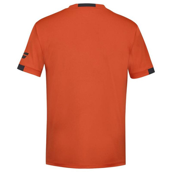 Koszulka tenisowa męska BABOLAT PLAY CREW NECK TEE/ Fiesta Red