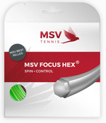 Naciąg tenisowy MSV FOCUS HEX 12M NEON YELLOW