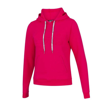 bluza tenisowa juniorska BABOLAT EXERCISE HOOD SWEAT JR Red Rose