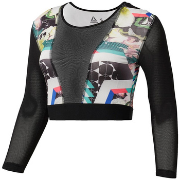 koszulka sportowa damska REEBOK COMPRESSION GRAPHIC CROP / CF3167