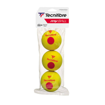 Piłki tenisowe gąbkowe TECNIFIBRE  My Ball Foam  (3 szt.)