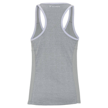 koszulka tenisowa damska Tecnifibre TEAM TANK-TOP SILVER